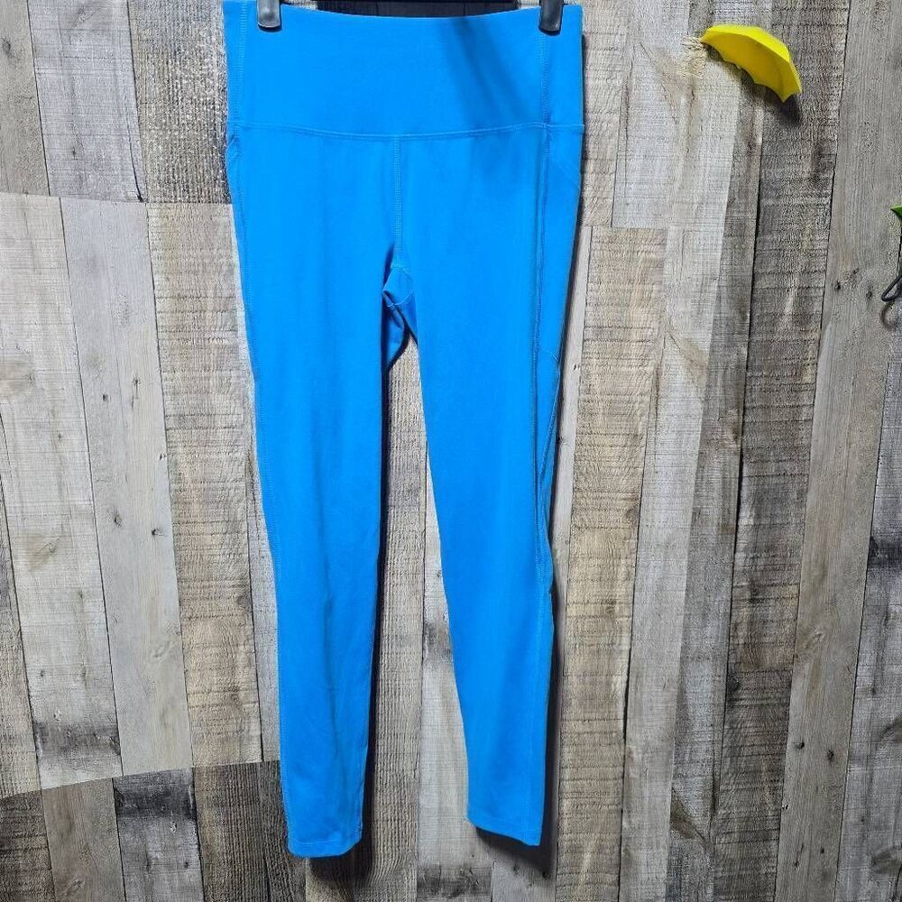 DSG Bright Blue High Rise Athletic Leggings Small Gym Running Crossfit Workout